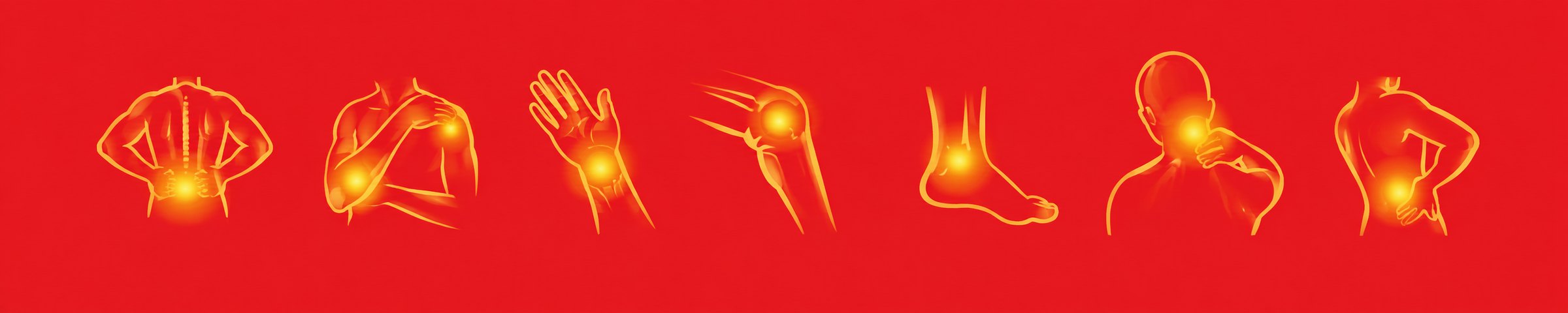 Massage cục bộ: lưng, vai, cổ tay, đầu gối, cổ chân, cổ, thắt lưng